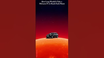 Fastest Car vs Every Planet | solar system planets animation #astronomy #universe #space