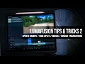 LumaFusion Tutorial FOUR Tips & Tricks: Speed Ramp, RGB Titles, Brush Transitions, MUSIC