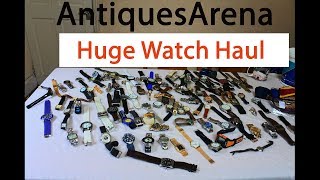 Unique Bargains Silver Tone Plated Metal TV PAL F/M CATV Antenna Adapter Connector Look At Massive Watch Haul , Stock Buying Watches for Resale on Car Boot Sale