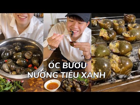 Video Lần Đầu thử làm Ốc Bươu Nướng Tiêu Xanh và Cái kết... - youtube