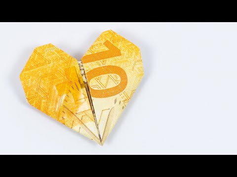 Video-Vorschau: Geld falten Herz 💛 Geldgeschenk aus Schweizer Franken Noten