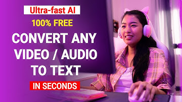 Best AI: How to transcribe Video or audio to text for free