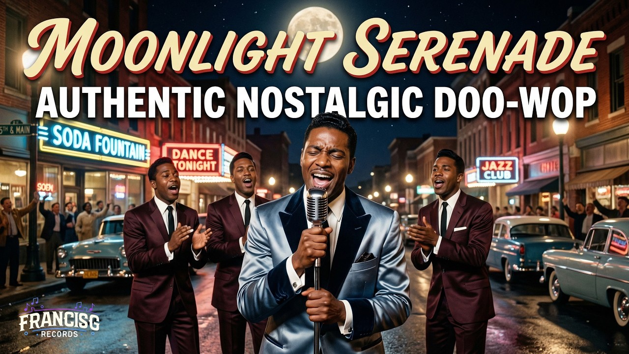 Moonlight Serenade | 1950s Style Doo-Wop Love Song | FrancisG Records