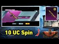 Wandering Tyrant Upgrade AKM in 10 UC Spin | PUBG