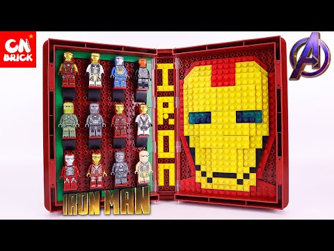 Lego Iron Man 2 - Mark V suit up scene MOC. 