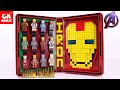 LEGO IRON MAN BOOK JLB 3D128 Unofficial lego (SPEED BUILD) lego videos