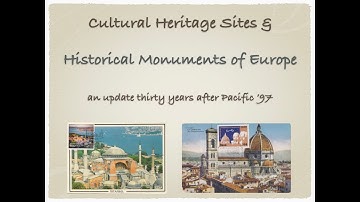 Cultural heritage sites & historical monuments of Europe part 1