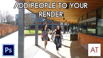 Add PEOPLE to your RENDER in Photoshop