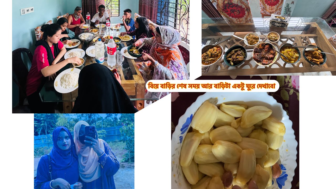 বিয়ে বাড়ি থেকে চলে আসার দিন কি কি করলাম আর আমার চাচা বাসা টা শেয়ার করবো আজকের ভিডিওতে ✨