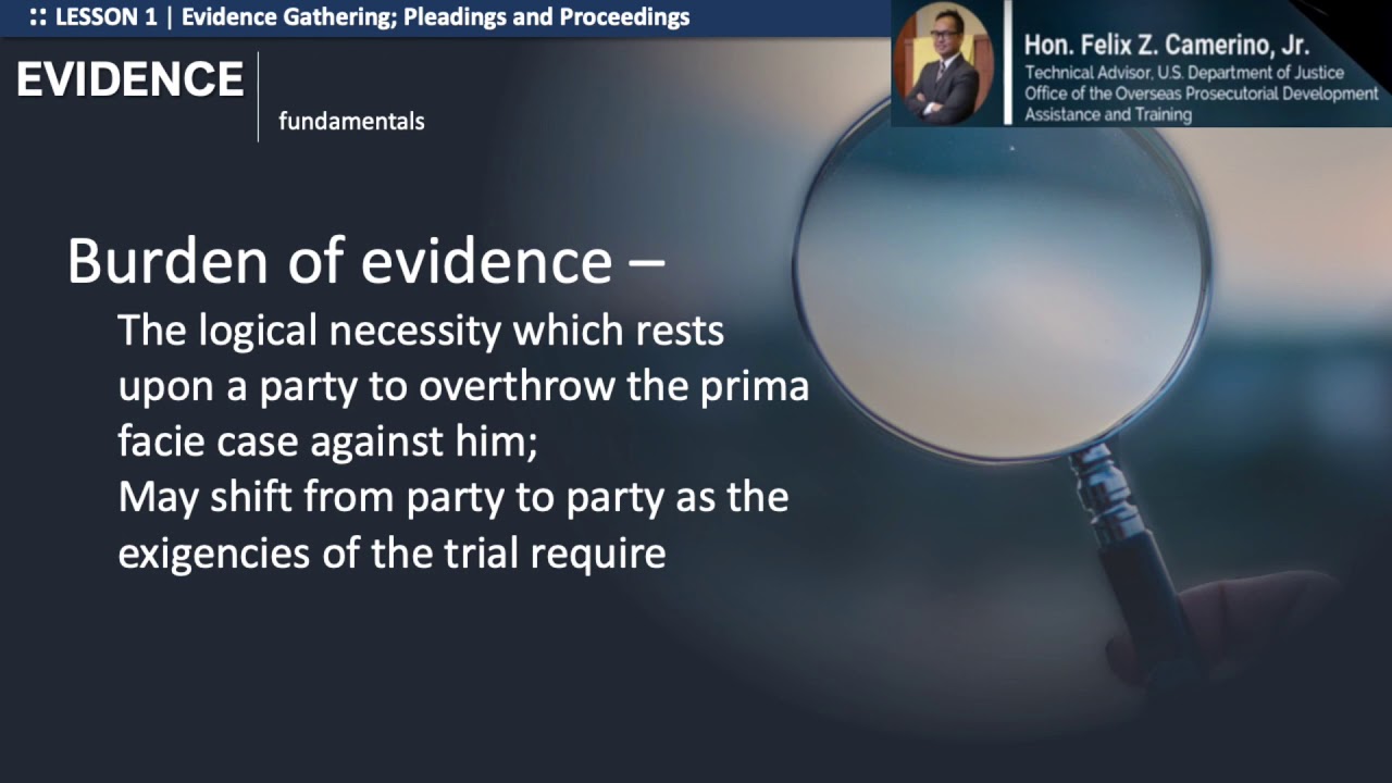 MODULE 4 Lesson 1: Fundamental of Case Build-up for Environmental ...