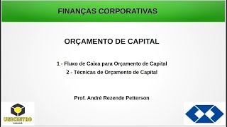 Técnicas para Orçamento de Capital