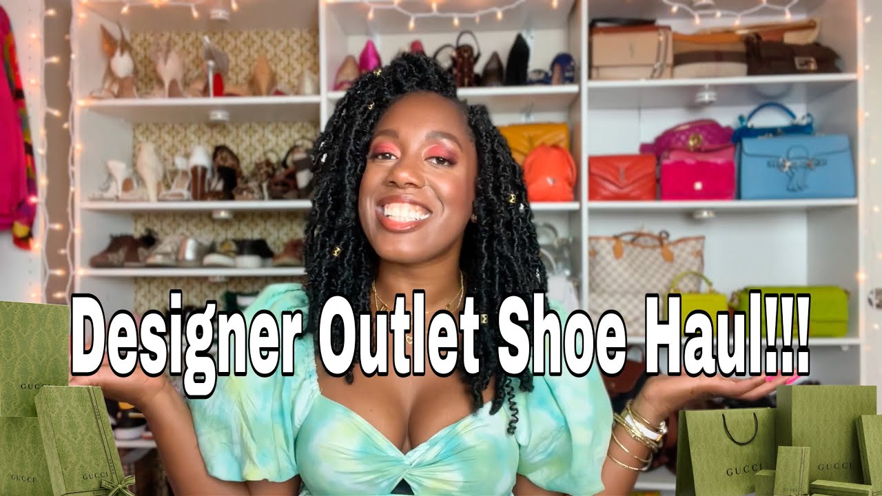 DESIGNER OUTLET Shoe Haul!!! PT. 1: PRADA, GUCCI, JIMMY CHOO, CHANEL ...