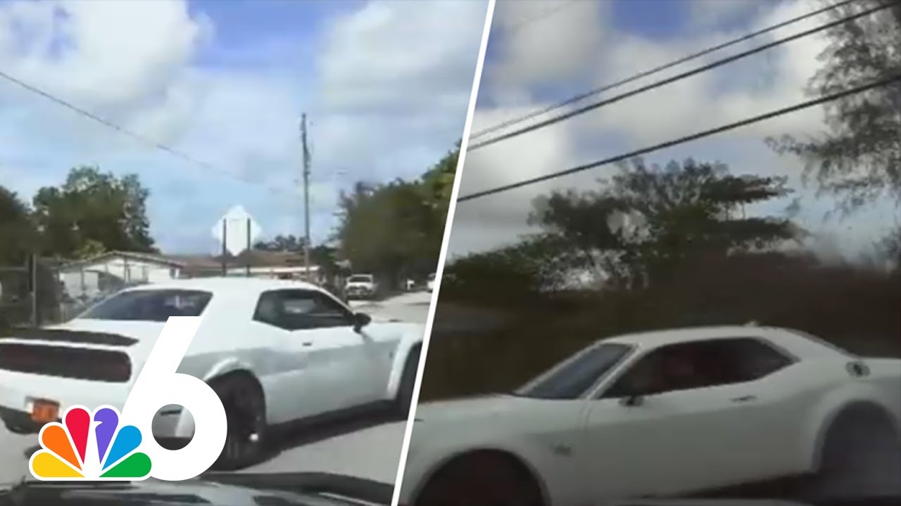 Wild video shows FHP chase of stolen Dodge Challenger end in crash in ...