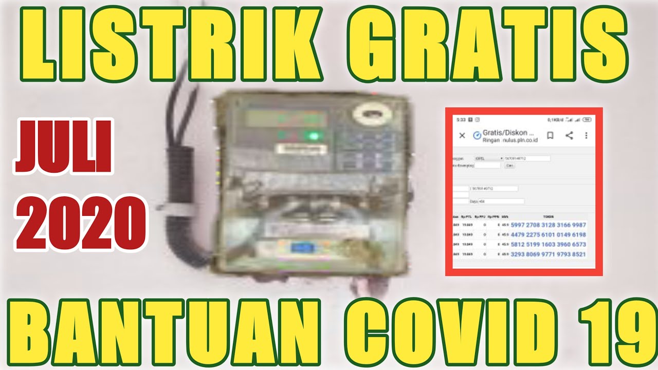 CARA DAPATKAN TOKEN LISTRIK GRATIS - YouTube