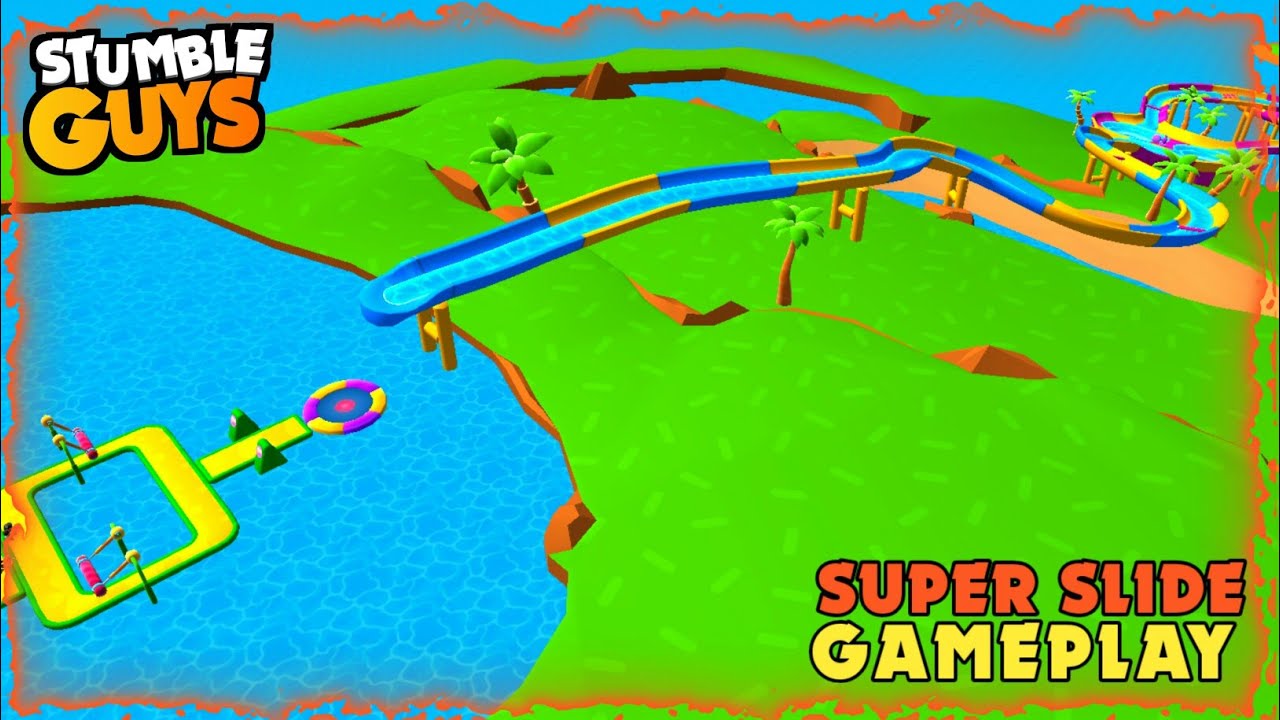 New map super slide gameplay STUMBLE GUYS | SCURFY GAMING