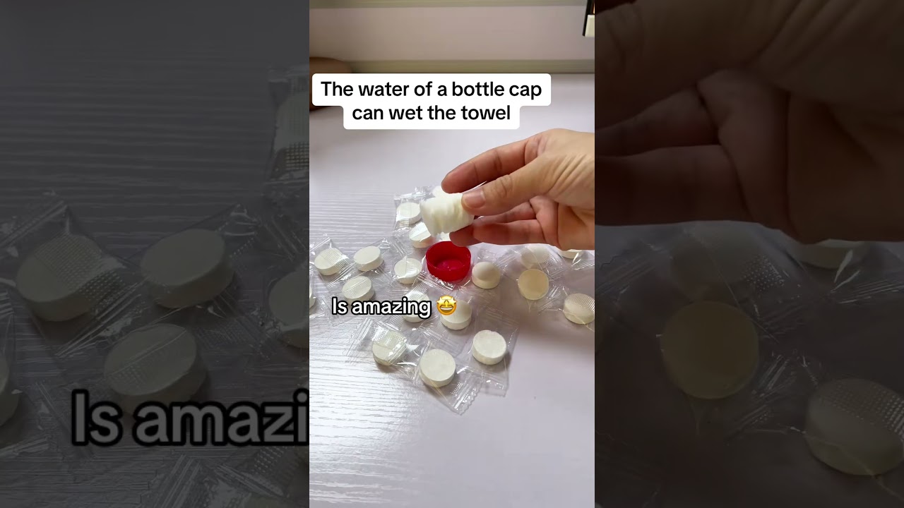 Compact Compressed Towels for Cleanup 