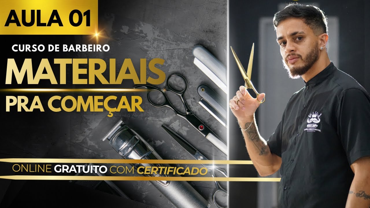 Curso de Barbeiro Gratuito com Certificado | Aula 01 - YouTube