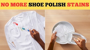How to Remove Shoe Polish Stains from Clothes| Get Shoe Polish Out of Clothes with Easy Solution.