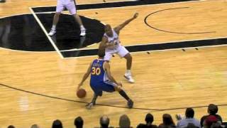 Stephen Curry Injury leaves the game with a sprained ankle vs San Antonio Spurs
