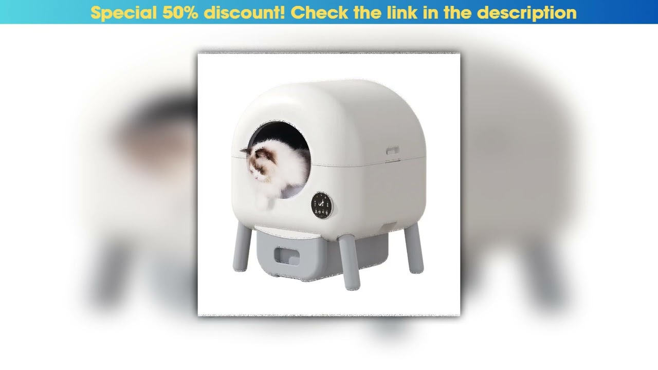 Limited 2025 New Automatic Cat Litter Box Smart Cat Litter Box APP Control Large Capacity Cat Toile