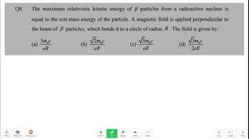 JEST Physics 2016 PYQ Solved | Relativistic Momentum and Kinetic Energy relation | CSIR NET, GATE