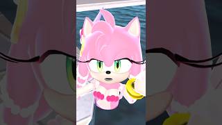 MERMAID AMY WON’T LET SONIC LEAVE! #amy #sonic #sonamy #mermaid #amyrose