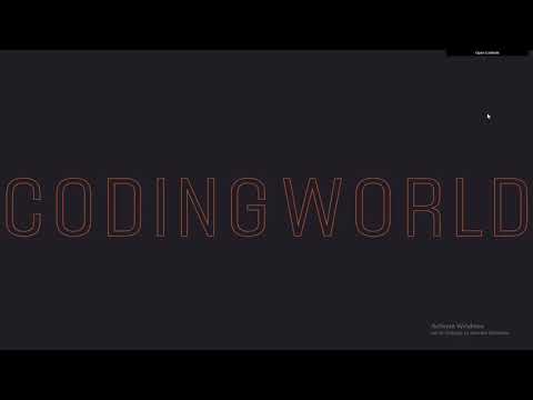 TEXT ANIMATION HTML CSS AND JAVASCRIPT