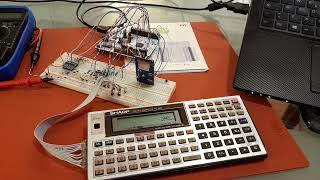 Sharp CE-140F emulator DSKF command  response