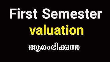 First Sem Paper Valuation Date|Result Updates|Calicut University #firstsemester