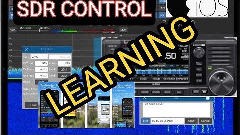 learning - SDR-CONTROL,GB3WR ICOM IC-705-iOs Mac