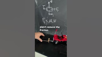 #physics #physicsdemo to show that #friction depends on the normal force