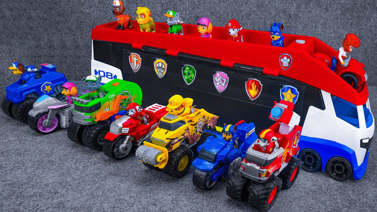 Paw Patrol MEGA Fleet Unboxing! 🐾🚓 Which Truck Is The Coolest? | Paw ...