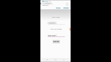 Send sms from your own android Application using android studio #java
