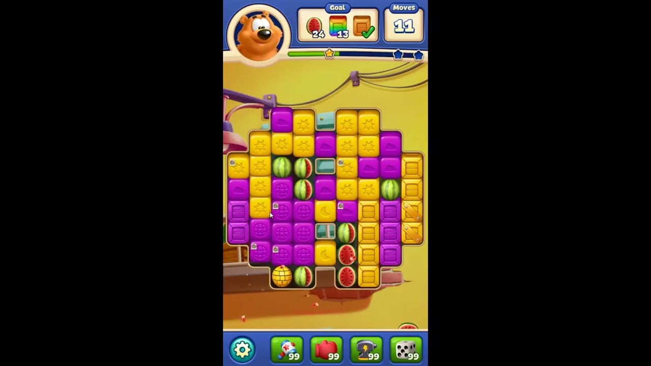 Toon Blast Level 10306 - NO BOOSTERS 🐻🐺🐱 | SKILLGAMING ✅