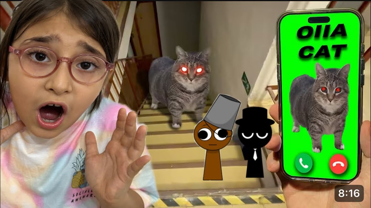 ELİF ASEL , SPRUNKİLER KAÇIRILDI !! OIIAOIIA CAT EXE KEDİ ARIYOR