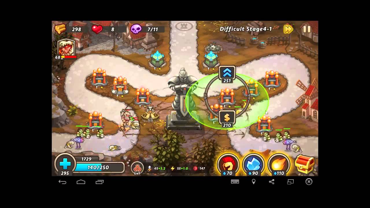 Castle TD 2 Silent Village 4-1 Difficult