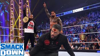 Jimmy & Jey Usos Attack Roman Reigns For Undisputed WWE Championship ? Smackdown 2023 Highlights