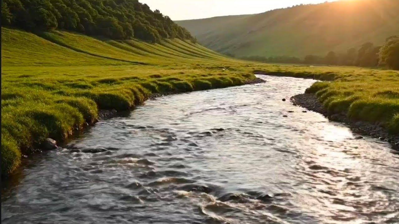 Serene Nature River Sounds | Calm Flowing Water Ambience for Relaxation, Focus & Restful Sleep