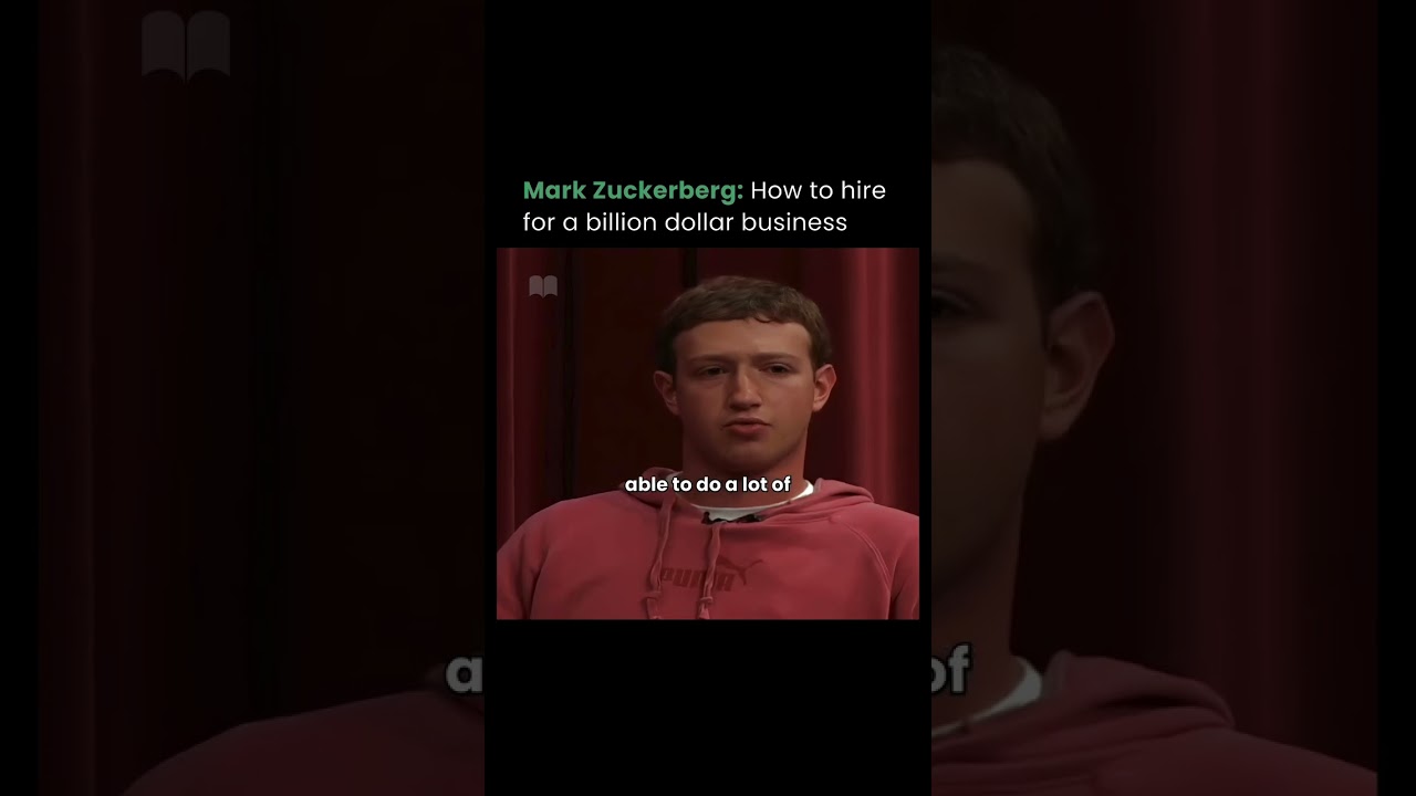Как нанять сотрудников для компании с миллиардным оборотом (правило Марка Цукерберга)