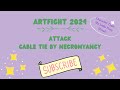 ArtFight 2024: Attack - Cable Tie (MLP OC)
