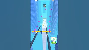 Roof Rails - Gameplay Walkthrough (iOS & Android) #shorts #games #funny