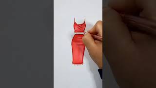 رسم أزياء سهلة جدا easy fashion drawing#أزياء