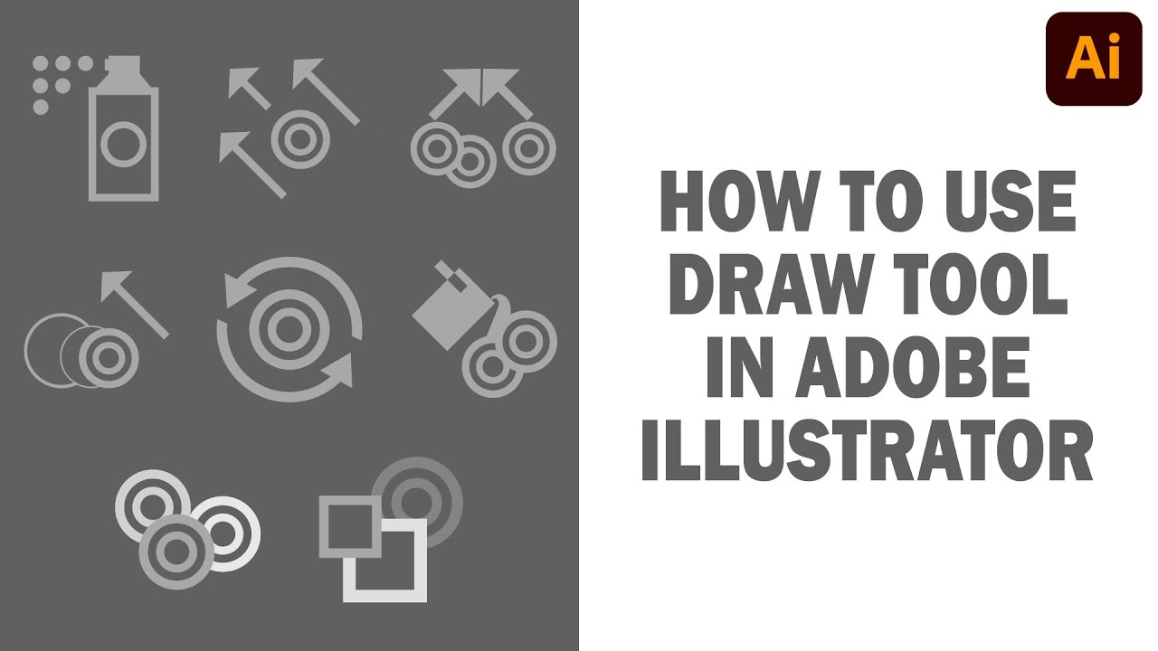 Adobe Illustrator tutorials | How to use Drawing tool in Adobe ...