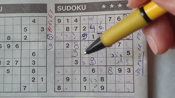 ⭐️⭐️⭐️⭐️ (#6467) Sunday. Four Stars Sudoku puzzle. Bonus Extra edition. 05-21-2023 Extra part 2 of 4