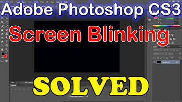 Fix Flashing Black Screen in Photoshop CS6 | photoshop black screen problem | photoshop problem