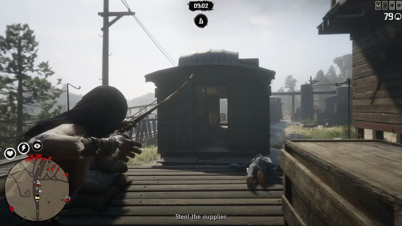 Native American Trader Resupply mission: Train Robbery - Red Dead Online Gameplay PART 151