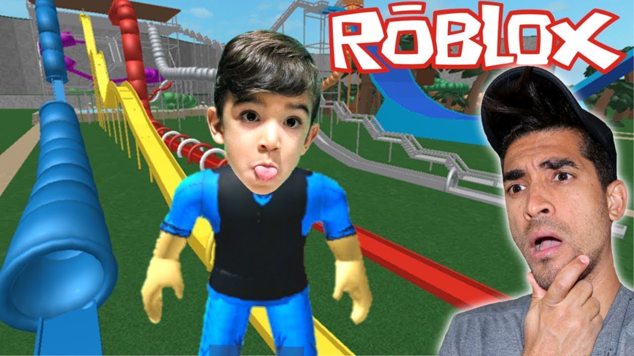 UM DIA NO PARQUE AQUÁTICO NO ROBLOX - Robloxian Waterpark