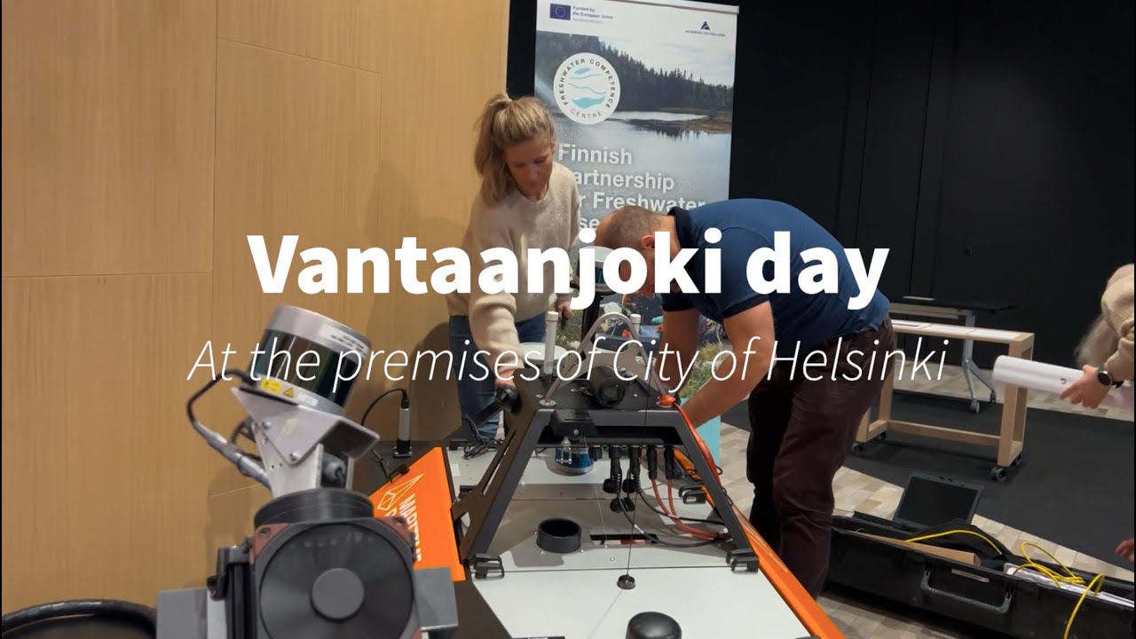Latest freshwater research technology on display at Vantaanjoki Day 28.10.2022