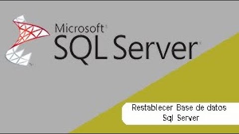 Restablecer y crear base de datos de Prueba SQL Server 2012
