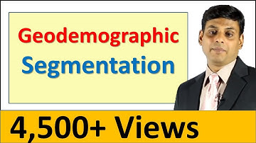 Geodemographic Segmentation - Marketing Video Lecture by Dr Vijay Prakash Anand